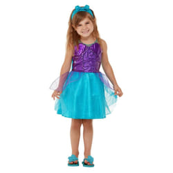 Smiffys Girls Mermaid Costume Set - 1-2 Years, Purple/Blue