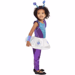 Smiffys Girls Alien Costume Set