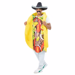 Smiffys Unisex Adult Taco Costume Tabard