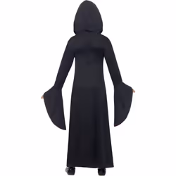 Smiffys Girls Vampire Costume Robe - S, Red/Black