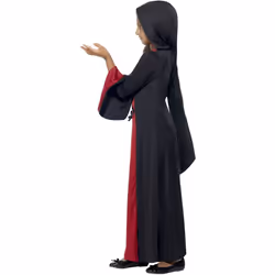 Smiffys Girls Vampire Costume Robe - S, Red/Black