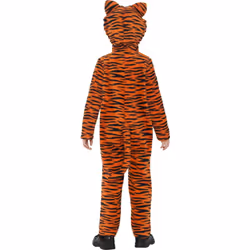 Smiffys Childrens/Kids Tiger Costume - 10-12 Years, Orange/Black/White