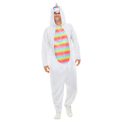 Smiffys Unisex Adult Unicorn Costume - XL, White