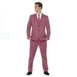 Smiffys Mens Union Jack Costume Suit - XL R, Royal Blue/Red/White