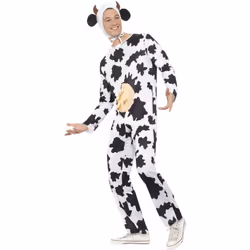 Smiffys Unisex Adult Cow Costume Set