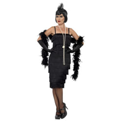 Smiffys Womens/Ladies Flapper Costume - L, Black