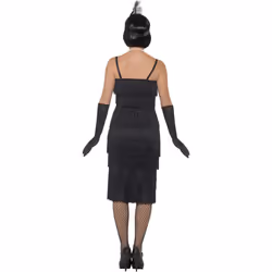Smiffys Womens/Ladies Flapper Costume - L, Black