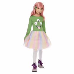 Smiffys Girls Alien Costume Set