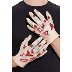 Smiffys Unisex Adult Latex Zombie Costume Gloves