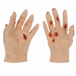 Smiffys Unisex Adult Latex Zombie Costume Gloves