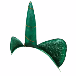 Smiffys Metallic Unicorn St Patricks Day Headband