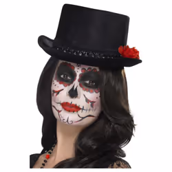 Smiffys Day Of The Dead Top Hat