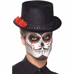 Smiffys Day Of The Dead Top Hat