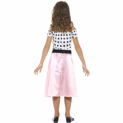 Smiffys Girls 50s Poodle Costume Set - 4-6 Years, Pink