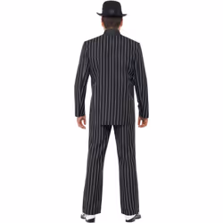 Smiffys Mens Gangster Vintage Costume Set - XL, Black