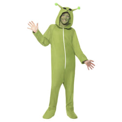 Smiffys Childrens/Kids Alien Costume - 10-12 Years, Green