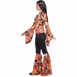 Smiffys Womens/Ladies Willow The Hippie Costume Set - L R, Multicoloured