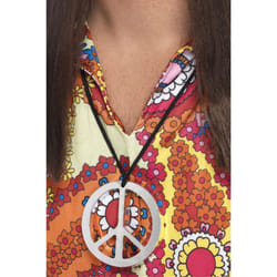 Smiffys Unisex Adult Peace Symbol Necklace