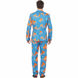 Smiffys Mens Goldfish Costume Suit - XL R, Blue