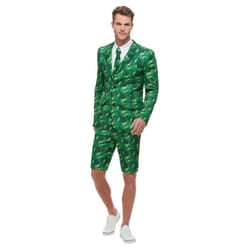 Smiffys Mens Palm Print Costume Suit Set