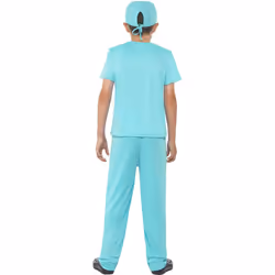 Smiffys Childrens/Kids Surgeon Costume Set - 7-9 Years, Blue