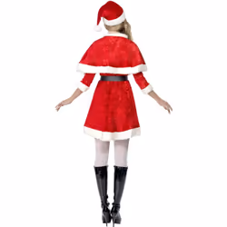 Smiffys Womens/Ladies Miss Santa Christmas Costume Set