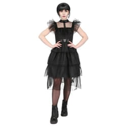Smiffys Womens/Ladies Gothic Prom Costume Dress - XS, Black