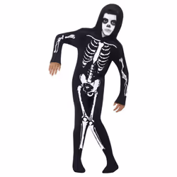 Smiffys Childrens/Kids Costume - 4-6 Years, Black/White
