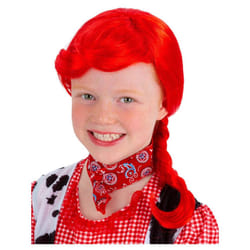 Smiffys Girls Cowgirl Plait Wig