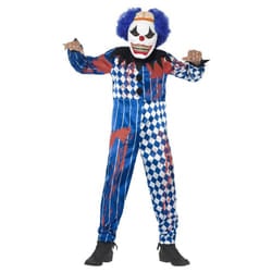 Smiffys Childrens/Kids Deluxe Sinister Clown Costume Set - 13-14 Years, Blue/White/Black