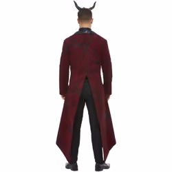 Smiffys Mens Deluxe Devil Costume Set - L, Red/Black
