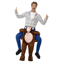 Smiffys Unisex Adult Monkey Piggy Back Costume