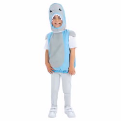 Smiffys Childrens/Kids Shark Costume Set - 1-2 Years, Blue/Grey