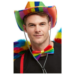 Smiffys Unisex Adult Rainbow Bow Tie