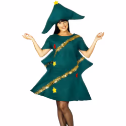 Smiffys Unisex Adult Christmas Tree Costume