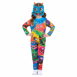 Smiffys Childrens/Kids Monster Party Costume - 3-4 Years, Multicoloured