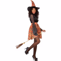 Smiffys Womens/Ladies Vintage Witch Costume Set