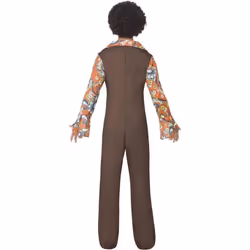 Smiffys Mens Groovy Boogie Costume Set - M, Brown