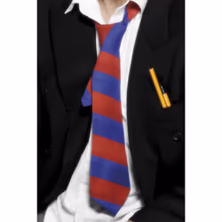 Smiffys Striped School Tie