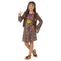 Smiffys Girls Hippie Costume Set