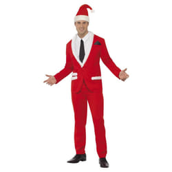 Smiffys Mens Santa Cool Costume Set - M, Red/White