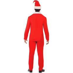 Smiffys Mens Santa Cool Costume Set - M, Red/White