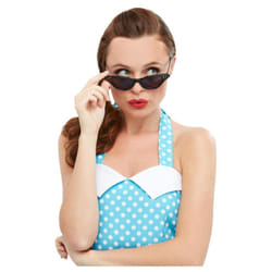 Smiffys Womens/Ladies Flyaway Style Rock & Roll Diamante Sunglasses Costume Prop