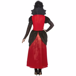 Smiffys Womens/Ladies Gothic Vampiress Costume Set - XS, Black/Red