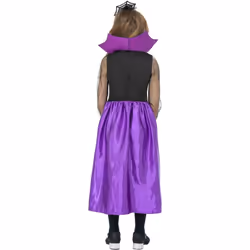 Smiffys Girls Spiderella Costume Set - 7-9 Years, Black/Purple