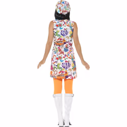 Smiffys Womens/Ladies 60s Groovy Chick Costume Set - XL, Multicoloured