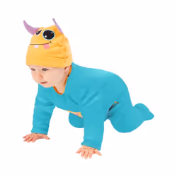 Smiffys Baby Little Monster Costume Set - 9-12 Months, Blue