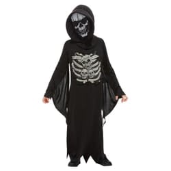 Smiffys Childrens/Kids Skeleton Costume - 7-9 Years, Black