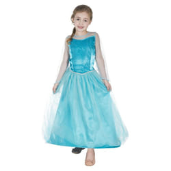 Smiffys Girls Ice Queen Costume Set - 10-12 Years, Blue