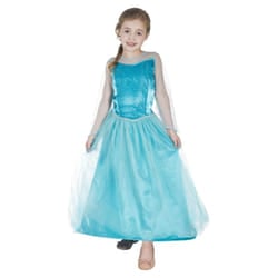 Smiffys Girls Ice Queen Costume Set - 4-6 Years, Blue